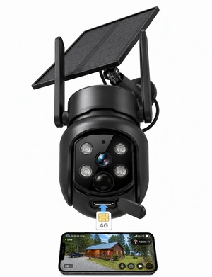 Heyall No WiFi Cellular Security Camera: Works Where WiFi Dies | Save Hours of Weekly Driving to Off-Grid Cabins via 4G LTE Live View with Solar Powered 360° PTZ Heyall No WiFi Cellular Security Camera: Works Where WiFi Dies | Save Hours of Weekly Driving to Off-Grid Cabins via 4G LTE Live View with Solar Powered 360° PTZ