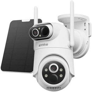 ANNKE 4MP Dual-Lens Solar Security Camera Wireless Outdoor 360° Coverage | Dual-PIR fewer false alerts | Dual-band 2.4/5GHz | 9000mAh & 4W solar panel | Global APP sharing | Custom Voice Alerts | IP65 ANNKE 4MP Dual-Lens Solar Security Camera Wireless Outdoor 360° Coverage | Dual-PIR fewer false alerts | Dual-band 2.4/5GHz | 9000mAh & 4W solar panel | Global APP sharing | Custom Voice Alerts | IP65