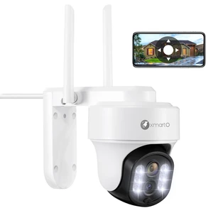 xmartO 10X Zoom Dual Lens PTZ Home Security Camera | 2K Auto Tracking HD Wireless PTZ Home Security System for Indoor Outdoor, Motion Detection, 24/7 Surveillance, 2-Way Audio xmartO 10X Zoom Dual Lens PTZ Home Security Camera | 2K Auto Tracking HD Wireless PTZ Home Security System for Indoor Outdoor, Motion Detection, 24/7 Surveillance, 2-Way Audio