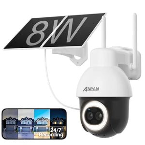 ANRAN 24/7 Recording Solar Security Camera Outdoor,AI Auto Tracking | 5MP AOV WiFi Wireless Cameras,360° View, 230FT Detection Distance, 18X Optical Zoom, Color Night Vision,Work with Alexa ANRAN 24/7 Recording Solar Security Camera Outdoor,AI Auto Tracking | 5MP AOV WiFi Wireless Cameras,360° View, 230FT Detection Distance, 18X Optical Zoom, Color Night Vision,Work with Alexa