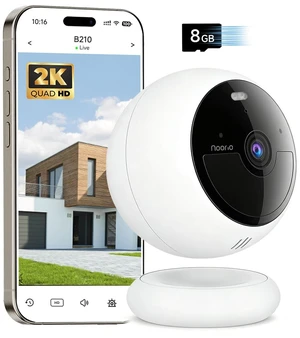 Noorio 2K Outdoor Security Camera Wireless, B210 Magnetic Camera | 8G Built-in Storage,No subscription fees,support solar panel,color night vision, 2-way talk,Magnetic,Alexa compatible Noorio 2K Outdoor Security Camera Wireless, B210 Magnetic Camera | 8G Built-in Storage,No subscription fees,support solar panel,color night vision, 2-way talk,Magnetic,Alexa compatible