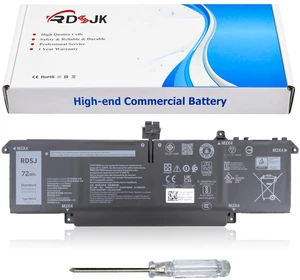 RDSJ P83V9 Laptop Battery for Dell Precision 5470 5480 5490 P154G P154G001 P154G002 Series CDTT2 YXP8T 0CDTT2 0YXP8T 15.4V 72Wh 4442mAh RDSJ P83V9 Laptop Battery for Dell Precision 5470 5480 5490 P154G P154G001 P154G002 Series CDTT2 YXP8T 0CDTT2 0YXP8T 15.4V 72Wh 4442mAh