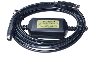 Washinglee USB Programming Cable for Mitsubishi PLC FX3U and FX Series, for Taiwan Shihlin AX Series, for FX2N/FX1N/1S/FX3U/3GA, for USB-SC09-FX Replacement, 6 FT Washinglee USB Programming Cable for Mitsubishi PLC FX3U and FX Series, for Taiwan Shihlin AX Series, for FX2N/FX1N/1S/FX3U/3GA, for USB-SC09-FX Replacement, 6 FT