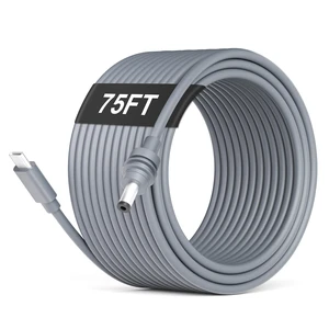 ADINEL Starlink Mini Cable, 75FT Extra Long Starlink Mini USB C to DC Power Cable 100W USB Type C to DC Charging Cable Waterproof Replacement 18AWG 23M ADINEL Starlink Mini Cable, 75FT Extra Long Starlink Mini USB C to DC Power Cable 100W USB Type C to DC Charging Cable Waterproof Replacement 18AWG 23M