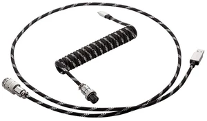 CableMod Pro Coiled Keyboard Cable (Sterling Foil Black, USB A to USB Type C, 150cm) CableMod Pro Coiled Keyboard Cable (Sterling Foil Black, USB A to USB Type C, 150cm)