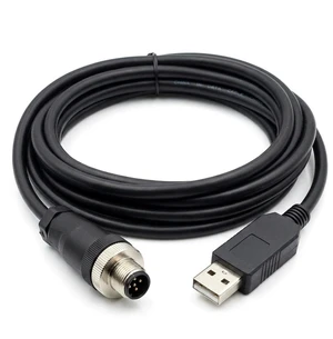 Pidwaok USB to 5-Pin Aviation Cable for Bosch REXROTH Controller, 1.8m RS232 PC Communication Cable Pidwaok USB to 5-Pin Aviation Cable for Bosch REXROTH Controller, 1.8m RS232 PC Communication Cable