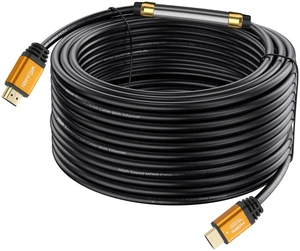 WEIMEI 75 Feet 4K HDMI Cable 2.0 HDMI Cord 75ft with IC Booster Support 4K@60Hz UHD 2160P Ethernet 3D ARC with Gold-Plated Connector and Bare Copper Conductor (from 6ft to 100 ft for Choices)