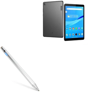BoxWave Stylus Pen Compatible with Lenovo Tab M8 (2nd Gen) HD - AccuPoint Active Stylus, Electronic Stylus with Ultra Fine Tip - Metallic Silver BoxWave Stylus Pen Compatible with Lenovo Tab M8 (2nd Gen) HD - AccuPoint Active Stylus, Electronic Stylus with Ultra Fine Tip - Metallic Silver