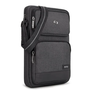 Solo New York Universal Tablet Sling Bag for Women & Men - Crossbody Bag for Travel, Walking, & Hiking, Adjustable Shoulder Strap, Front Zippered Pocket, Fits 12.9" Tablets - Ludlow, Grey Solo New York Universal Tablet Sling Bag for Women & Men - Crossbody Bag for Travel, Walking, & Hiking, Adjustable Shoulder Strap, Front Zippered Pocket, Fits 12.9" Tablets - Ludlow, Grey