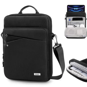 MoKo 9-11 Inch Tablet Shoulder Bag with 360° Protection | Fits iPad Air 11-inch M4, iPad A16, iPad Pro 11-inch M5, iPad 10th/Air 5/4th 10.9 and iPad 9/8th 10.2, Black MoKo 9-11 Inch Tablet Shoulder Bag with 360° Protection | Fits iPad Air 11-inch M4, iPad A16, iPad Pro 11-inch M5, iPad 10th/Air 5/4th 10.9 and iPad 9/8th 10.2, Black