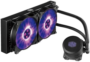 Cooler Master MasterLiquid ML240L RGB Close-Loop CPU Liquid Cooler, 240mm Radiator, Dual Chamber RGB Pump, Dual MF120R RGB Fans, RGB Lighting for AMD Ryzen/Intel LGA1200/1151 Cooler Master MasterLiquid ML240L RGB Close-Loop CPU Liquid Cooler, 240mm Radiator, Dual Chamber RGB Pump, Dual MF120R RGB Fans, RGB Lighting for AMD Ryzen/Intel LGA1200/1151