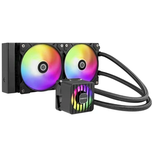 ENERMAX LIQMAXFLO 240mm A-RGB AIO CPU Liquid Cooler - High Performance Pump up to 3000RPM, 38mm Thick Radiator, 60mm VRM Fan, Pressure-Optimized Silent 120mm FDB PWM Fan, Intel LGA1700/AMD AM5 Ready ENERMAX LIQMAXFLO 240mm A-RGB AIO CPU Liquid Cooler - High Performance Pump up to 3000RPM, 38mm Thick Radiator, 60mm VRM Fan, Pressure-Optimized Silent 120mm FDB PWM Fan, Intel LGA1700/AMD AM5 Ready
