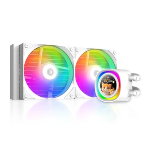 ID-COOLING FX240 LCD White 240mm AIO CPU Cooler, 1.48" LCD Display, 300W | Customizable LCD Screen, Dual Low Noise ARGB Fans 27.2dB(A) Max. ,supports Intel LGALGA1851/1700/1200/115X and AMD AM5/AM4 ID-COOLING FX240 LCD White 240mm AIO CPU Cooler, 1.48" LCD Display, 300W | Customizable LCD Screen, Dual Low Noise ARGB Fans 27.2dB(A) Max. ,supports Intel LGALGA1851/1700/1200/115X and AMD AM5/AM4