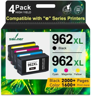 962XL Ink Cartridges Replacement for HP 962XL Ink Cartridges Combo Pack 4PK | Upgraded ChipHP 962 Compatible with HP Officejet Pro 9010 9012e 9015 9015e 9018e 9020 9025 9025e for Home 962XL Ink Cartridges Replacement for HP 962XL Ink Cartridges Combo Pack 4PK | Upgraded ChipHP 962 Compatible with HP Officejet Pro 9010 9012e 9015 9015e 9018e 9020 9025 9025e for Home