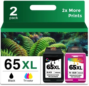 65XL Ink Cartridges Black/Color Combo Pack Replacement for HP Ink 65 XL | HP65 HP65XL High Yield Ink Work with DeskJet 3755 3700 3772 3722 2600 2622 3752 Envy 5000 5055 5070 5052 5010 Printer 65XL Ink Cartridges Black/Color Combo Pack Replacement for HP Ink 65 XL | HP65 HP65XL High Yield Ink Work with DeskJet 3755 3700 3772 3722 2600 2622 3752 Envy 5000 5055 5070 5052 5010 Printer