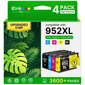 952XL Ink Cartridges Combo Pack Compatible for HP 952XL 952 XL, 4 Pack | for HP 952 Ink Cartridges use with HP Printers OfficeJet Pro 8710 8720 7740 8210 8715 8740 7720 8702 (BCMY) 952XL Ink Cartridges Combo Pack Compatible for HP 952XL 952 XL, 4 Pack | for HP 952 Ink Cartridges use with HP Printers OfficeJet Pro 8710 8720 7740 8210 8715 8740 7720 8702 (BCMY)