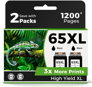 65XL Black Ink Cartridges Replacement for HP Ink 65 XL Envy 5055 HP65XL ink | HP65 High-Yield for 5000 5052 5010 5070 5014 3755 3700 3772 3722 2600 3752 2652 2655 2622 2640 Printers 65XL Black Ink Cartridges Replacement for HP Ink 65 XL Envy 5055 HP65XL ink | HP65 High-Yield for 5000 5052 5010 5070 5014 3755 3700 3772 3722 2600 3752 2652 2655 2622 2640 Printers