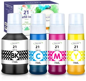 GI-21 G3270 G3260 Ink Bottles Compatible for Canon GI21 Ink Refill Bottles | GI21 Ink Refill Bottles Set Compatible for Canon MegaTank G3270 G3260 G3290 G3272 G4280 G4270 G2270 G2260 G1220 G1230 GI-21 G3270 G3260 Ink Bottles Compatible for Canon GI21 Ink Refill Bottles | GI21 Ink Refill Bottles Set Compatible for Canon MegaTank G3270 G3260 G3290 G3272 G4280 G4270 G2270 G2260 G1220 G1230