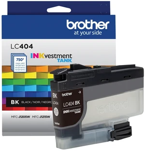 Brother Genuine LC404BKYield Black INKvestment Tank Ink Cartridge Page Yield -750 Brother Genuine LC404BKYield Black INKvestment Tank Ink Cartridge Page Yield -750