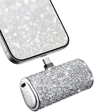 iWALK Upgraded Sparkly Portable Charger 22.5W, 5000mAh Power Bank for iPhone 18 Pro/17/16/15 Series, Mini Battery Pack with Built-in USB-C Connector Compatible with Samsung S25/24, iPad Air, AirPods iWALK Upgraded Sparkly Portable Charger 22.5W, 5000mAh Power Bank for iPhone 18 Pro/17/16/15 Series, Mini Battery Pack with Built-in USB-C Connector Compatible with Samsung S25/24, iPad Air, AirPods