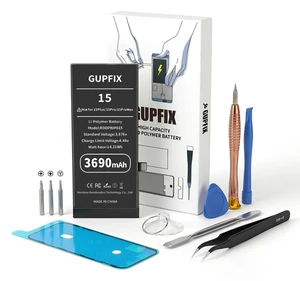 GUPFIX Diagnostic Battery for iPhone 15 No Pop-up Unknown Part Warning | No Unknown Part Info High Real Capacity Long Last Time Wireless Charging Support Durable Tool For DIY User Phone Repair Shop GUPFIX Diagnostic Battery for iPhone 15 No Pop-up Unknown Part Warning | No Unknown Part Info High Real Capacity Long Last Time Wireless Charging Support Durable Tool For DIY User Phone Repair Shop