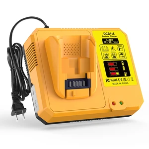 DCB118 Replacement for Dewalt Battery Charger, Fast Charger with USB Compatible with Dewalt 20V 60V max Battery DCB118 Replacement for Dewalt Battery Charger, Fast Charger with USB Compatible with Dewalt 20V 60V max Battery