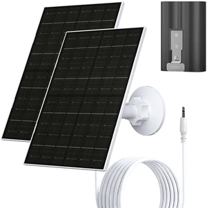 FUTURENZEN 7W Solar Panel Kit for Ring Video Doorbell 3/3 Plus/4, 2 Pack | 2600mAh battery, 16.4ft cable, IP65 waterproof, 360° adjustable mount FUTURENZEN 7W Solar Panel Kit for Ring Video Doorbell 3/3 Plus/4, 2 Pack | 2600mAh battery, 16.4ft cable, IP65 waterproof, 360° adjustable mount