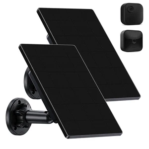 BECOMFY 2 Pack Solar Panel Charger Compatible with Blink Outdoor Camera | Fits Outdoor 4, 2K+, 3rd Gen, XT2 & XT | Built-in Energy Storage | ETFE Monocrystalline | 13FT Cable | IP66 BECOMFY 2 Pack Solar Panel Charger Compatible with Blink Outdoor Camera | Fits Outdoor 4, 2K+, 3rd Gen, XT2 & XT | Built-in Energy Storage | ETFE Monocrystalline | 13FT Cable | IP66