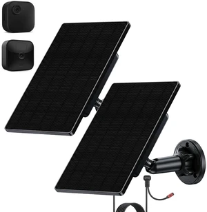 2 Pack Solar Panel for Blink Camera Outdoor 4, 2K+, 3rd Gen, XT2 & XT | Smart Energy Storage & Voltage Stabilizer, Premium ETFE & IP66 Waterproof, 2-in-1 Type-C & Micro USB Cable 2 Pack Solar Panel for Blink Camera Outdoor 4, 2K+, 3rd Gen, XT2 & XT | Smart Energy Storage & Voltage Stabilizer, Premium ETFE & IP66 Waterproof, 2-in-1 Type-C & Micro USB Cable