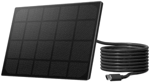 Birdfy 3W Solar Panel for Smart Bird Feeder Camera, Type-C Charger for Birdfy Feeder, 360° Adjustable Swivel Mount, IP65 Waterproof for Outdoors, 3W Continuously Power Supply (9.8ft Chew-Proof Cable) Birdfy 3W Solar Panel for Smart Bird Feeder Camera, Type-C Charger for Birdfy Feeder, 360° Adjustable Swivel Mount, IP65 Waterproof for Outdoors, 3W Continuously Power Supply (9.8ft Chew-Proof Cable)