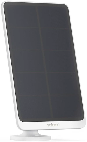 Safemo 5W Solar Panel(Compatible with Safemo Cameras Only) for Outdoor Surveillance and Camera Charging, Continuous Power Supply, Adjustable Angle for Maximizing Solar Power Output Safemo 5W Solar Panel(Compatible with Safemo Cameras Only) for Outdoor Surveillance and Camera Charging, Continuous Power Supply, Adjustable Angle for Maximizing Solar Power Output