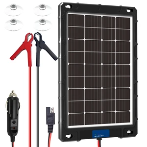20W 12V Solar Panel Kit for Car, RV, Motorcycle, and Marine Applications | with Upgraded Controller 20W 12V Solar Panel Kit for Car, RV, Motorcycle, and Marine Applications | with Upgraded Controller