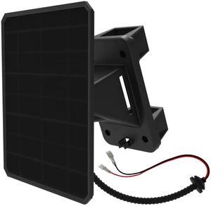 Moultrie 6V Solar Panel for Feeders - 2.5W, Pro Hunter 3 Series | For Pro Hunter 3 Series feeders, 2.5W solar charging, 6V output, tab top battery connection, weatherproof Moultrie 6V Solar Panel for Feeders - 2.5W, Pro Hunter 3 Series | For Pro Hunter 3 Series feeders, 2.5W solar charging, 6V output, tab top battery connection, weatherproof
