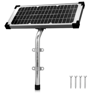 10 Watt Solar Panel Kit Replace FM123 for Mighty Mule FM200 FM350 FM500 FM502 MM360 MM260 MM262 MM560 MM562 EZGO-Solar Diamond Series Automatic Gate Openers Electrical Fence 10 Watt Solar Panel Kit Replace FM123 for Mighty Mule FM200 FM350 FM500 FM502 MM360 MM260 MM262 MM560 MM562 EZGO-Solar Diamond Series Automatic Gate Openers Electrical Fence
