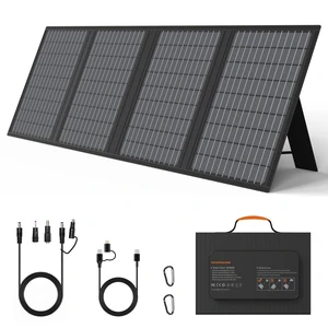 60W Portable Solar Panels Charger with USB-C, USB-A and DC Outputs | Foldable IP67 Waterproof Solar Phone Panel for Camping, Power Emergency for Small Power Station Generator, Phones, Power Bank 60W Portable Solar Panels Charger with USB-C, USB-A and DC Outputs | Foldable IP67 Waterproof Solar Phone Panel for Camping, Power Emergency for Small Power Station Generator, Phones, Power Bank