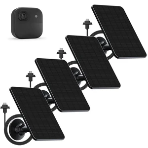 4 Pack Solar Panel for Blink Outdoor 2K+/4(4th Gen)/(3rd Gen),XT2/XT Camera | 4W Solar Panel Charger, IP65 Waterproof Rubber Plug, 13.1ft Cable, Adjustable Mount(Camera Not Included) 4 Pack Solar Panel for Blink Outdoor 2K+/4(4th Gen)/(3rd Gen),XT2/XT Camera | 4W Solar Panel Charger, IP65 Waterproof Rubber Plug, 13.1ft Cable, Adjustable Mount(Camera Not Included)