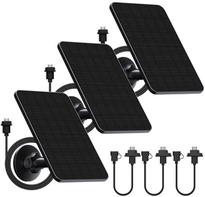 Rhorawill 3 Pack Solar Panel for Blink Outdoor 2K+/(3rd Gen) XT3/4(4th Gen) | and for XT/XT2 Camera(Not Included)/Blink Outdoor Camera,Solar Panel with Mount 13.1ft Cable Rubber Plug Rhorawill 3 Pack Solar Panel for Blink Outdoor 2K+/(3rd Gen) XT3/4(4th Gen) | and for XT/XT2 Camera(Not Included)/Blink Outdoor Camera,Solar Panel with Mount 13.1ft Cable Rubber Plug