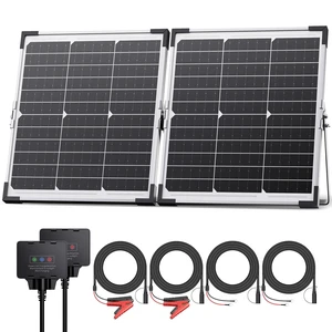 30W Smart Solar Battery Charger Maintainer, Callsun 2PCS 15W 12V Waterproof Solar Panel Trickle Charger for Car Battery, Motorcycle, Boat, Marine, RV, Dump Trailer, Tractor,Truck 30W Smart Solar Battery Charger Maintainer, Callsun 2PCS 15W 12V Waterproof Solar Panel Trickle Charger for Car Battery, Motorcycle, Boat, Marine, RV, Dump Trailer, Tractor,Truck