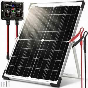 SOLPERK 30W12V Solar Battery Charger Battery Maintainer + MPPT Controller | Solar Panel Kit Waterproof TrickleSolar Battey Charger for Car RV Boat Motorcycle Adjustable Mount Bracket 30W Solar Panel SOLPERK 30W12V Solar Battery Charger Battery Maintainer + MPPT Controller | Solar Panel Kit Waterproof TrickleSolar Battey Charger for Car RV Boat Motorcycle Adjustable Mount Bracket 30W Solar Panel