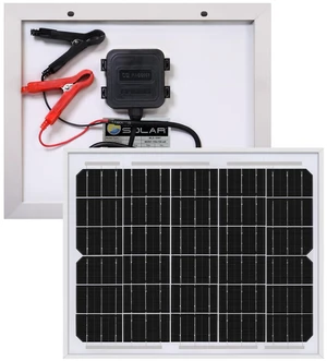 Mighty Max Battery 10 Watt 12 Volt, High Efficiency Monocrystalline Solar Panel with Solar Connectors for RV, Marine, Rooftop Farm, Home and Many Other Off-Grid Applications and More.. Mighty Max Battery 10 Watt 12 Volt, High Efficiency Monocrystalline Solar Panel with Solar Connectors for RV, Marine, Rooftop Farm, Home and Many Other Off-Grid Applications and More..