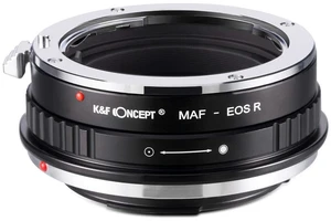 K&F Concept Lens Mount Adapter for Minolta MA AF Mount Lens to Canon EOS R Camera Body K&F Concept Lens Mount Adapter for Minolta MA AF Mount Lens to Canon EOS R Camera Body