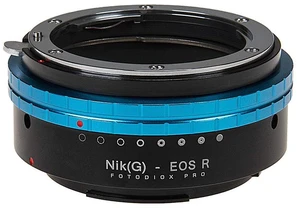 Fotodiox Pro Lens Mount Adapter Compatible with Nikon Nikkor F Mount G-Type D/SLR Lenses to Canon RF (EOS-R) Mount Mirrorless Camera Bodies, (NikG-EOSR-PRO) Fotodiox Pro Lens Mount Adapter Compatible with Nikon Nikkor F Mount G-Type D/SLR Lenses to Canon RF (EOS-R) Mount Mirrorless Camera Bodies, (NikG-EOSR-PRO)