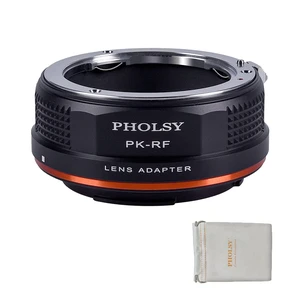 PHOLSY Lens Adapter Compatible with Pentax K Lens and Canon RF Camera | Manual Mount Converter Compatible with Pentax K to Canon RF, PK to RF, PK to EOS-R PHOLSY Lens Adapter Compatible with Pentax K Lens and Canon RF Camera | Manual Mount Converter Compatible with Pentax K to Canon RF, PK to RF, PK to EOS-R