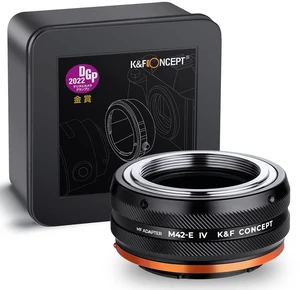 K&F Concept Lens Mount Adapter M42-NEX IV Manual Focus Compatible with M42 Lens and Sony E Mount Camera Body K&F Concept Lens Mount Adapter M42-NEX IV Manual Focus Compatible with M42 Lens and Sony E Mount Camera Body