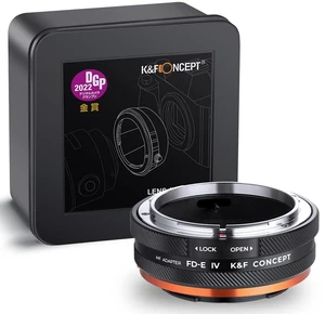 K&F CONCEPT FD-NEX Lens Mount Adapter Pro, Manual Focus FD & FL 35mm Lens Adapter Compatible with Sony E Mount Cameras K&F CONCEPT FD-NEX Lens Mount Adapter Pro, Manual Focus FD & FL 35mm Lens Adapter Compatible with Sony E Mount Cameras