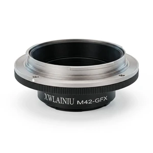 XWLAINIU M42-GFX Manual Focus Adapter for Fuji GFX50R/GFX100/GFX100S | M42 to Fuji GFX adapter, manual focus with control ring, CNC alloy, fits GFX50R/GFX100/GFX100S. XWLAINIU M42-GFX Manual Focus Adapter for Fuji GFX50R/GFX100/GFX100S | M42 to Fuji GFX adapter, manual focus with control ring, CNC alloy, fits GFX50R/GFX100/GFX100S.