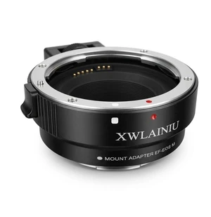 XWLAINIU EF-EOS M AF Adapter for Canon EF/EF-S to EOS-M Cameras Black | Canon EF-EOS M Mount Adapter, Auto Focus & EXIF & IS Support, CNC Aluminum Alloy Ring for M50/M200/M6 II XWLAINIU EF-EOS M AF Adapter for Canon EF/EF-S to EOS-M Cameras Black | Canon EF-EOS M Mount Adapter, Auto Focus & EXIF & IS Support, CNC Aluminum Alloy Ring for M50/M200/M6 II