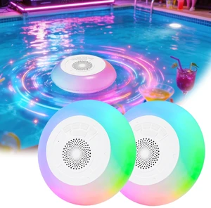 MOBILFI Floating Pool Speaker IP68 Bluetooth for Hot Tubs (2pcs White) | Waterproof IP68, 7 RGB Lighting Modes, Built-in Mic, TWS Pairing, for Hot Tub & Outdoor MOBILFI Floating Pool Speaker IP68 Bluetooth for Hot Tubs (2pcs White) | Waterproof IP68, 7 RGB Lighting Modes, Built-in Mic, TWS Pairing, for Hot Tub & Outdoor
