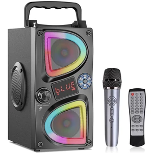 SUPNIU Bluetooth Speaker, 60W(Peak) Wireless Portable Small Home Party Speakers with Double Subwoofer Deep Bass, FM Radio, Lights, Remote, 80dB Loud Stereo Sound Boombox for Outdoor Camping Gifts SUPNIU Bluetooth Speaker, 60W(Peak) Wireless Portable Small Home Party Speakers with Double Subwoofer Deep Bass, FM Radio, Lights, Remote, 80dB Loud Stereo Sound Boombox for Outdoor Camping Gifts