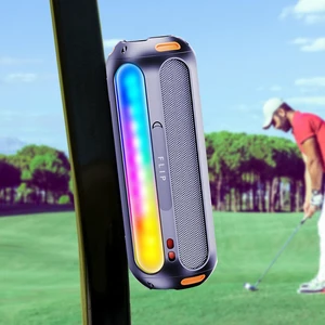 ABFOCE Golf Speaker Magnetic Bluetooth Speaker with 7 Colorful Flashing Lights 20W Super Bass 15H Playtime Portable Waterproof for Golf Cart,Golf Gifts,Outdoor, Home (Black) ABFOCE Golf Speaker Magnetic Bluetooth Speaker with 7 Colorful Flashing Lights 20W Super Bass 15H Playtime Portable Waterproof for Golf Cart,Golf Gifts,Outdoor, Home (Black)